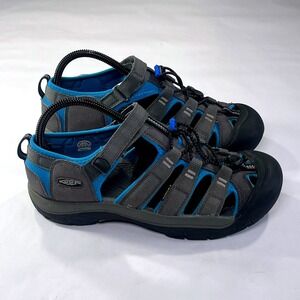 KEEN Newport H2 Water Sandals Youth 7 Gray Blue Washable Outdoor Hiking Sport